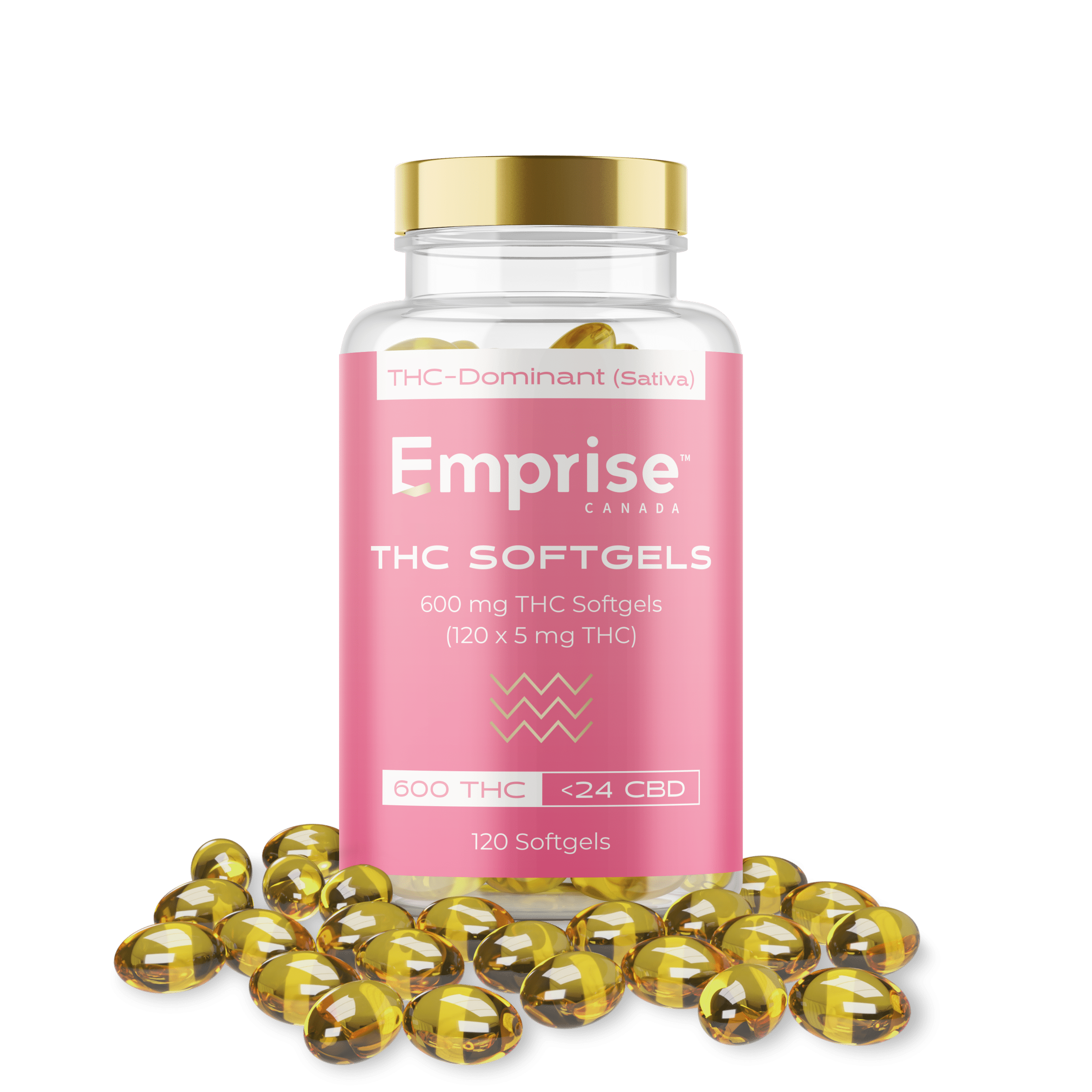 600mg THC Softgels 1 600mg THC Softgels