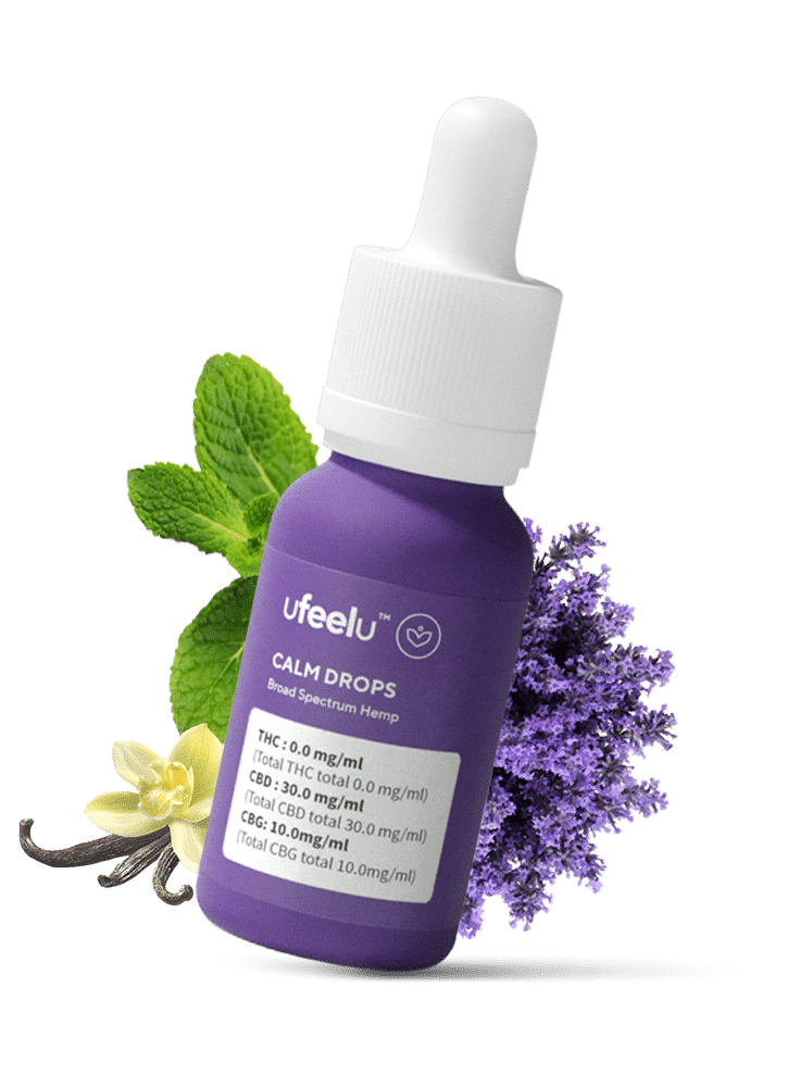 Top Discreet Cannabis Products To Enjoy This Fall 3 ufeelu CBD and CBG infused Calm Drops for Discreet cannabis products