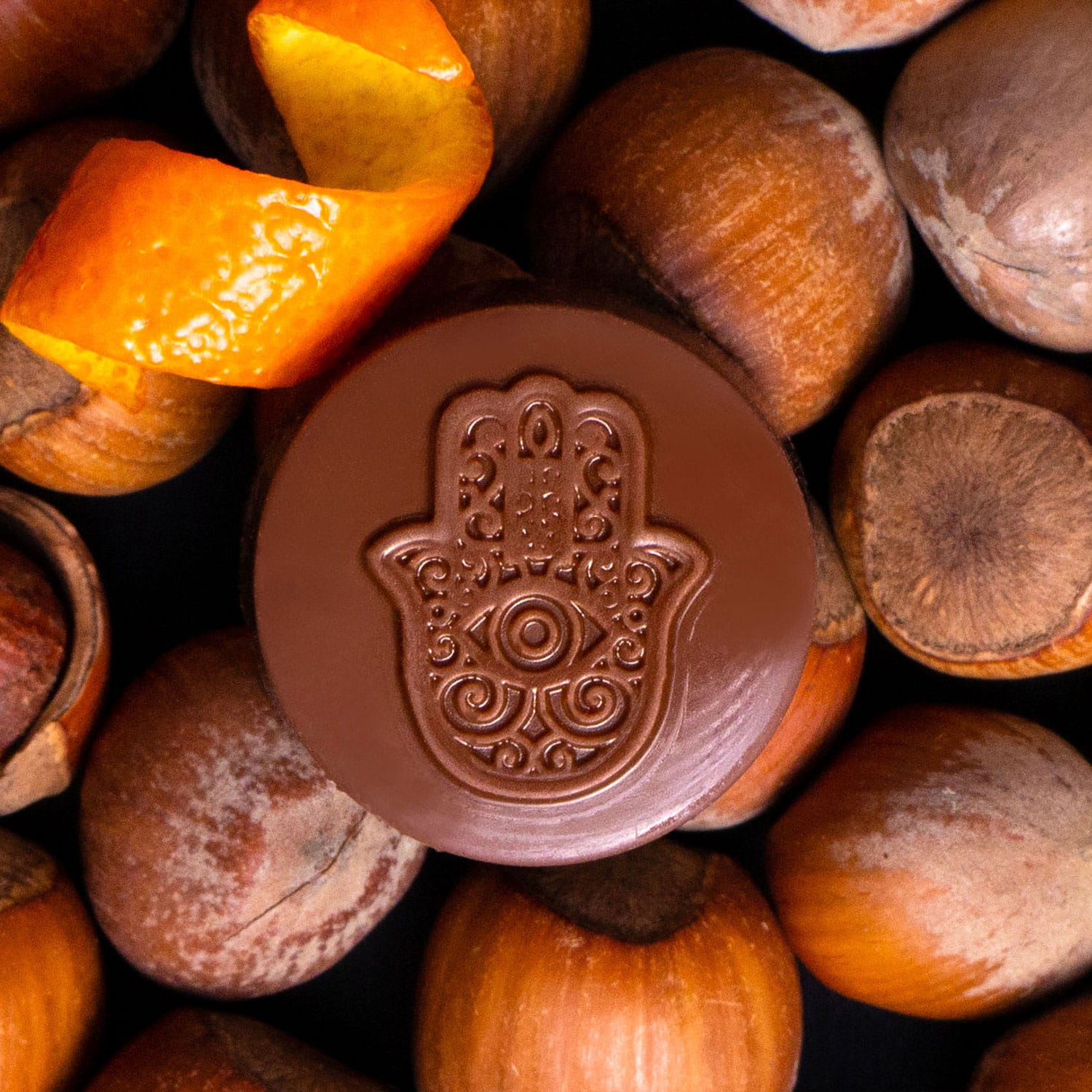 Hash Rosin Orange Hazelnut Truffle – Milk Chocolate 2 Hash Rosin Orange Hazelnut Truffle – Milk Chocolate - Image 2