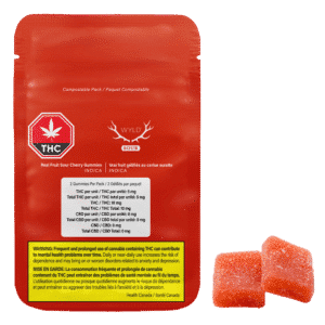 THC Sour Cherry Gummies by Wyld at Mendo Medical