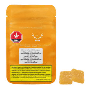 THC Sour Tangerine Gummies by Wyld at Mendo Medical