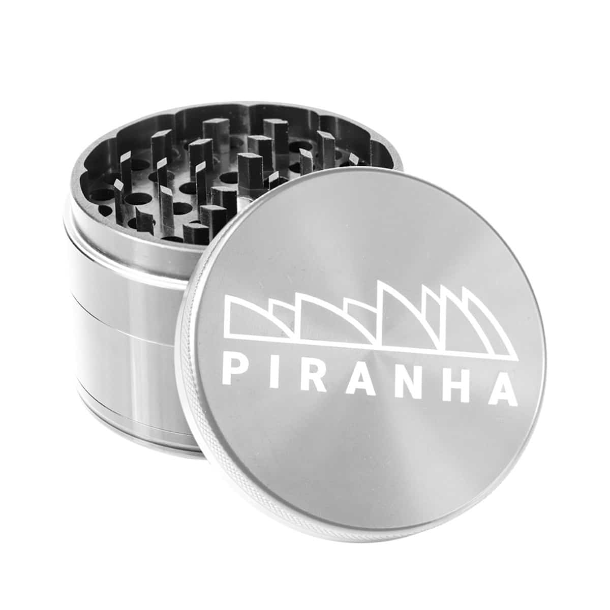 4-Piece Pollinator Grinder – Silver