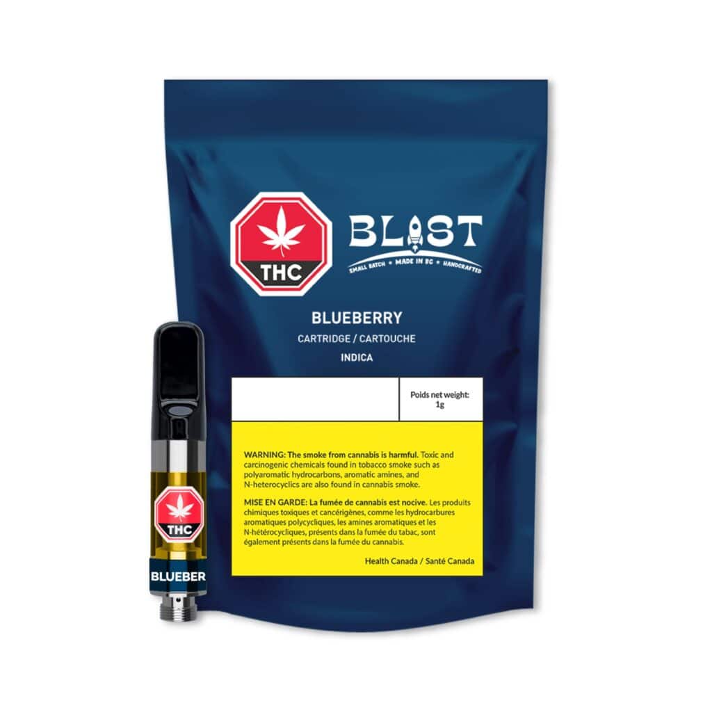 Buy BLAST Blueberry Vape Cart 510 Thread Canada
