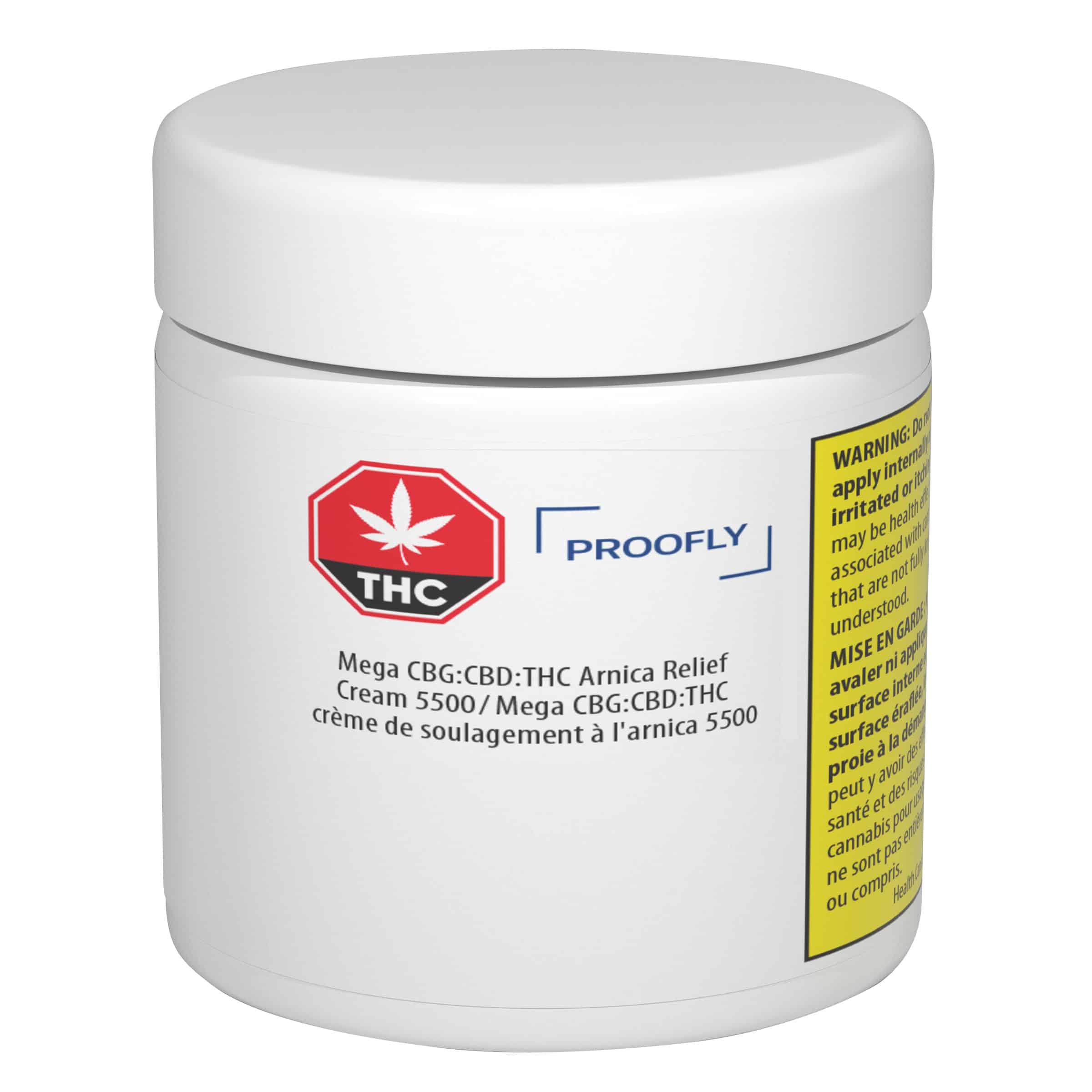 Mega CBG:CBD:THC Arnica Relief Cream 5500 1 Mega CBG:CBD:THC Arnica Relief Cream 5500