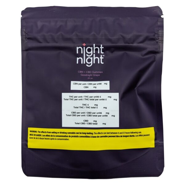 CBN+CBD Gummies – Goodnight Grape - Image 2