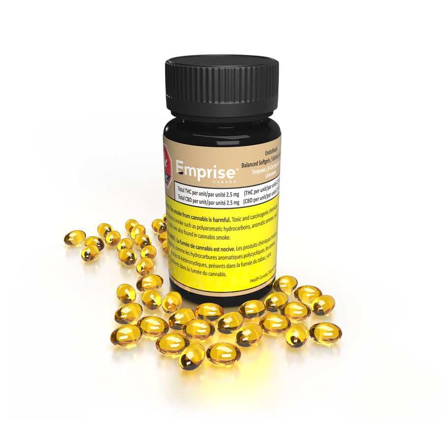 EndoShield Équilibré THC/CBD Softgels - 60x2.5mg 1 EndoShield Équilibré THC/CBD Softgels - 60x2.5mg