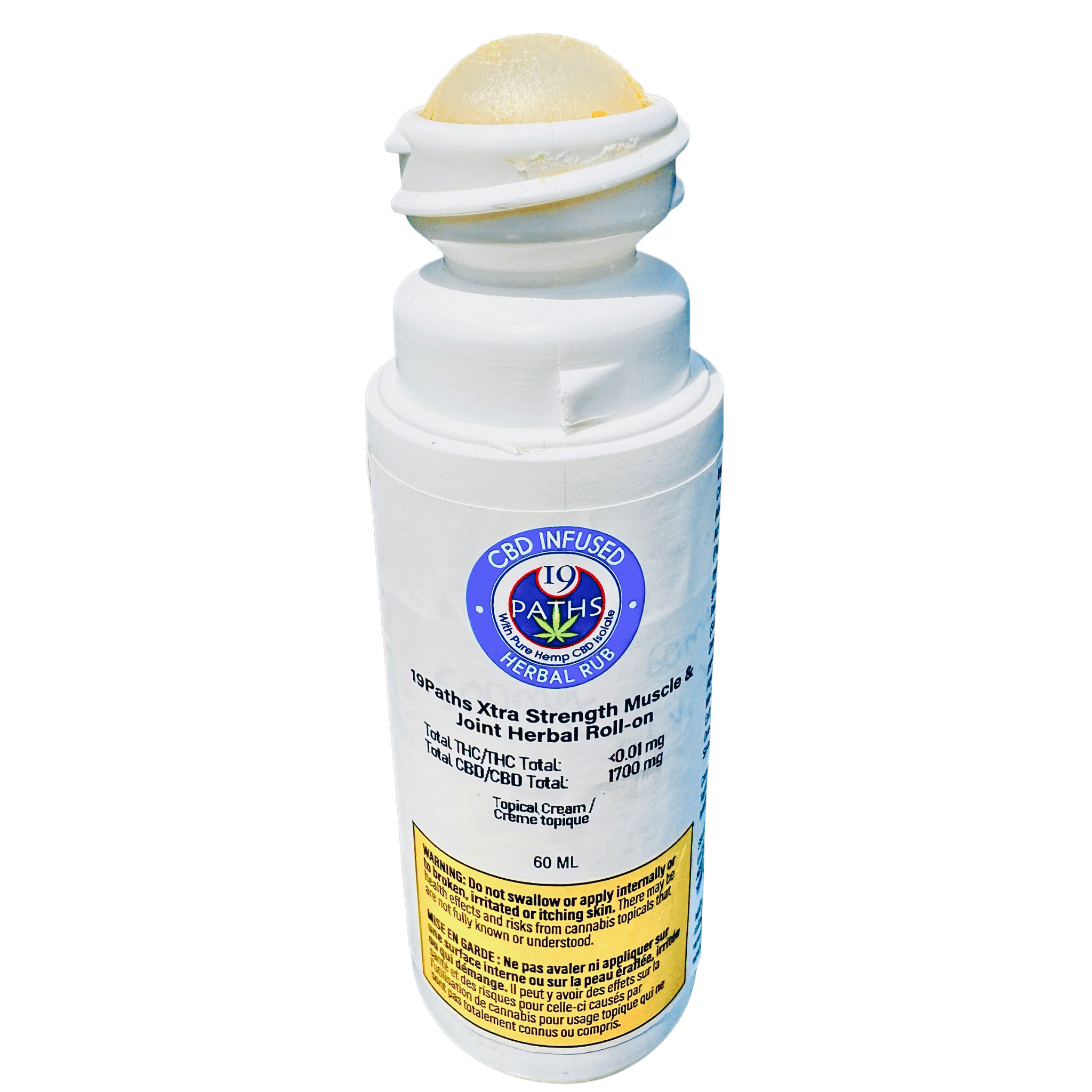 New Medical Cannabis Products at Mendo: October 22nd 2025 40 Xtra Strength Muscle & Joint Herbal Roll-on by 19 Paths