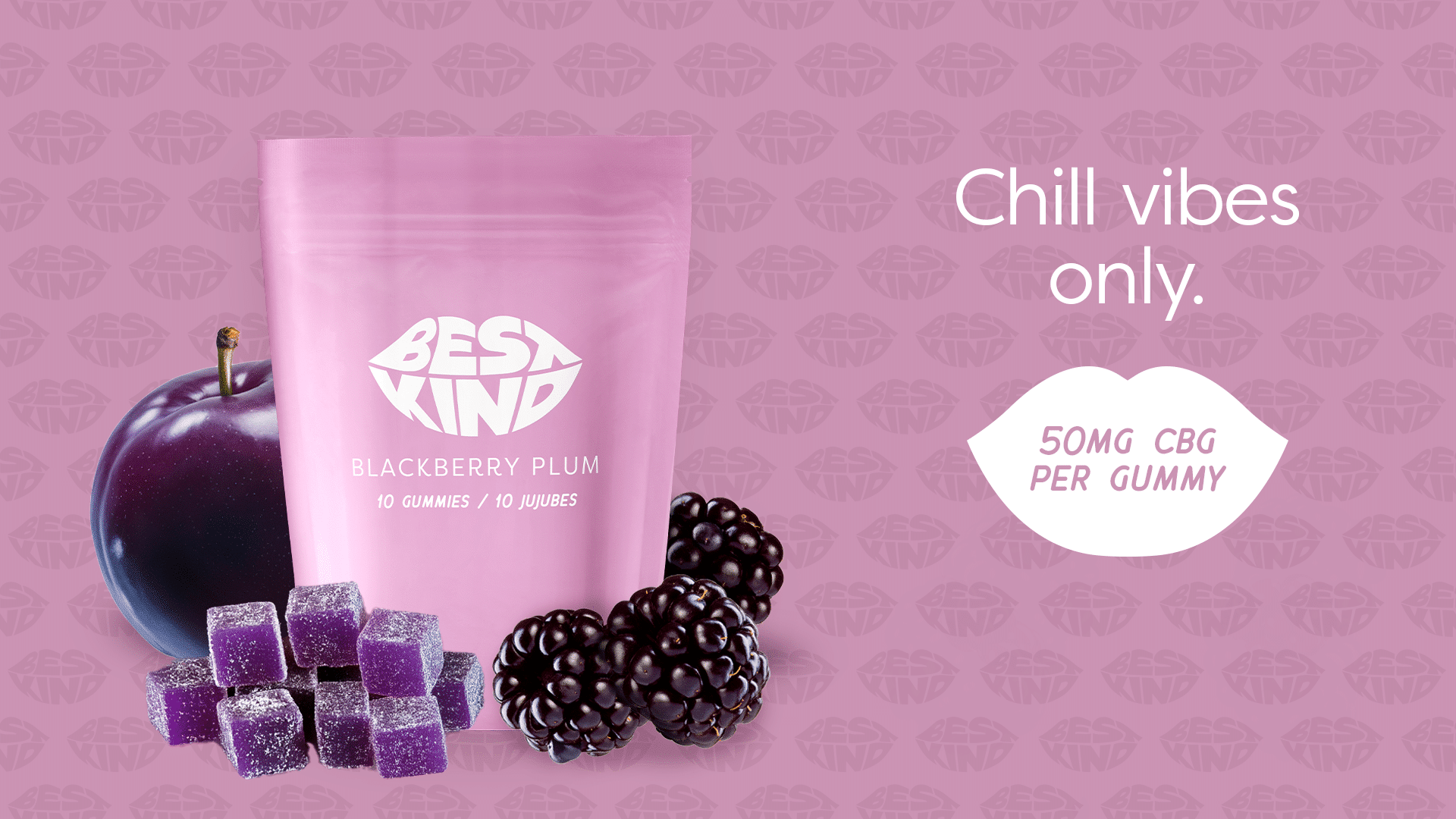 Gomme CBD à la mûre et à la prune 3 Gomme CBD à la mûre et à la prune – Image 3