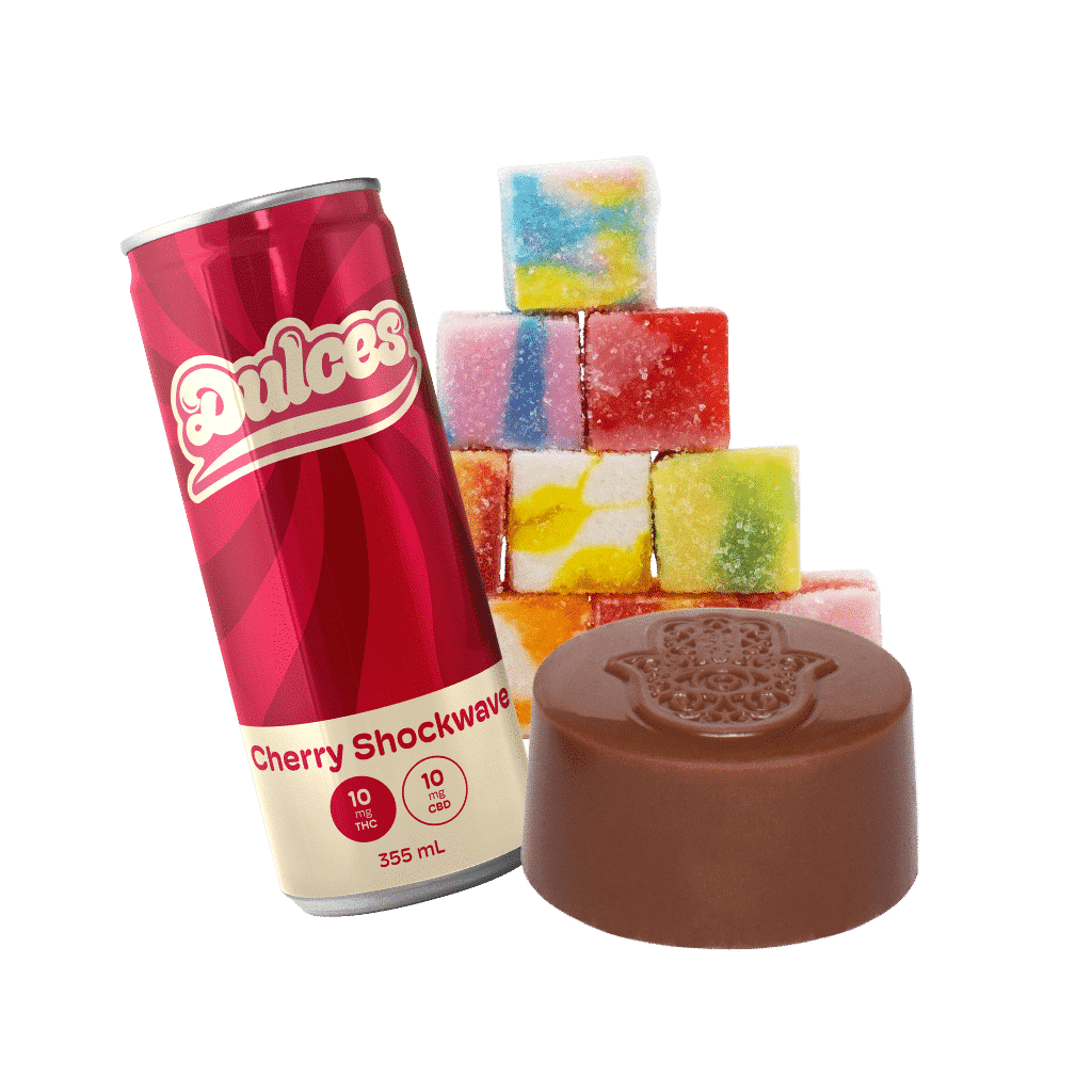 Various cannabis edibles and beverages