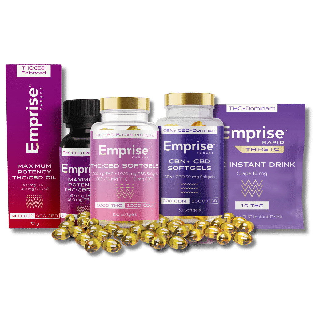 Emprise cannabis capsules and oils at mendo medical