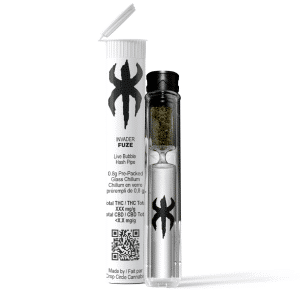 invader - FUZE bubble hash pipe 0.5g