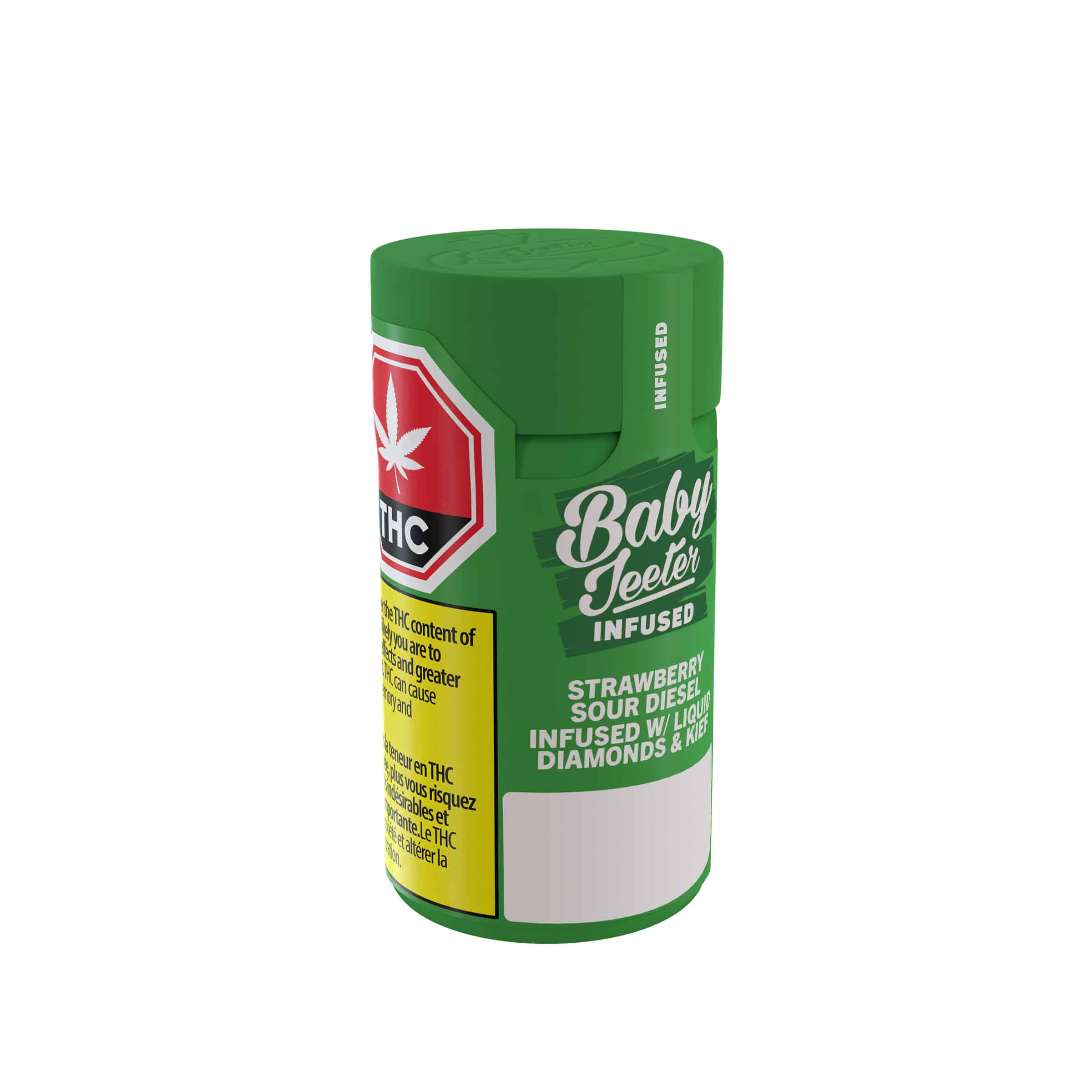 Jeeter Canada Strawberry Sour Diesel Bottle Front 1