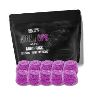 Night Ops 10x Multi Pack Gummies by Six One Charlie (Package+product)