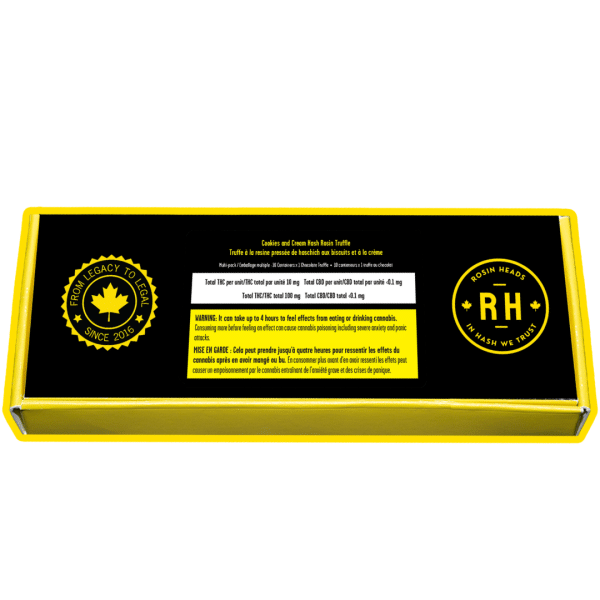 Cookie and Cream Baller Box Edible by Rosin Head 10x10mg