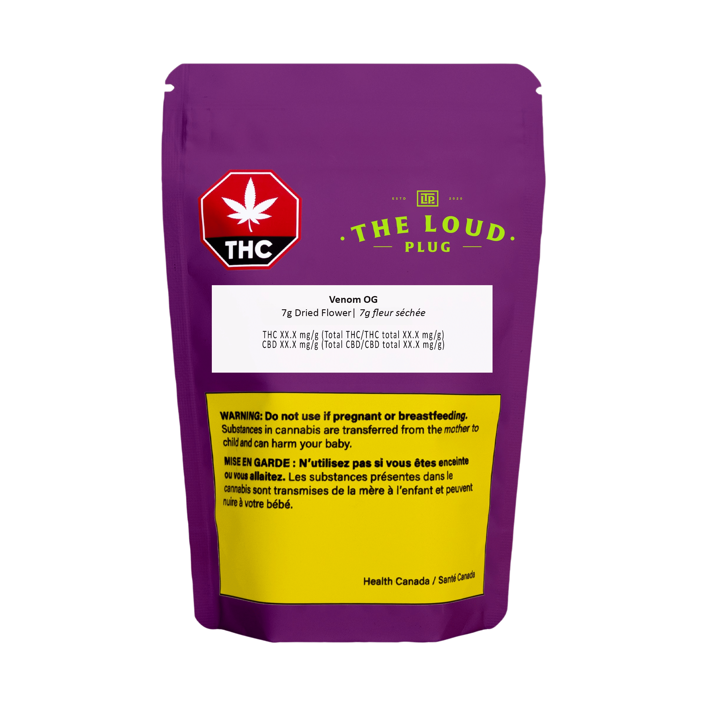 Venom OG 2 Venom OG flower The Loud Plug Package