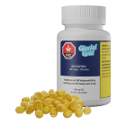 CBD 50 Softgels - 100 Pack - Bottle & Softgels by Glacial Gold