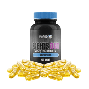 Light’s Out Slurricane Strain Specific Live Rosin Capsules 100 Pack by Six One Charlie Product and Package