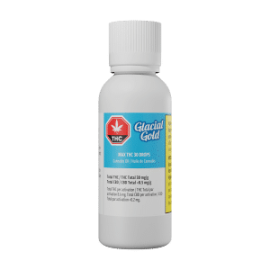 MAX THC 30 Oil Drops - Bottle by Glacial Gold