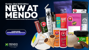 October 22nd 2025 new medical cannabis products at Mendo Medical
