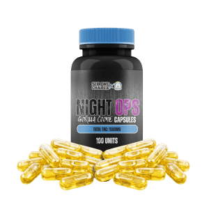 Night Ops Gorilla Cookies Strain Specific Live Rosin Capsules 100 Pack by Six One Charlie Product and Package