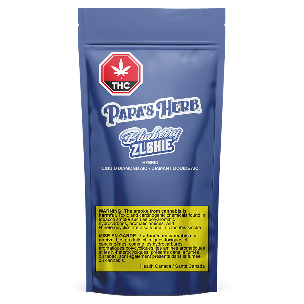 New Medical Cannabis Products at Mendo: October 22nd 2025 35 Blueberry Zlushie 0.95g All-In-One-Vape by Papa's Herb