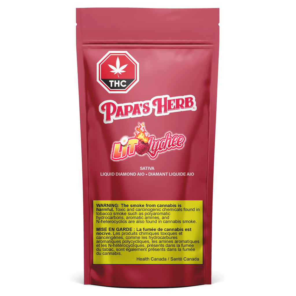 New Medical Cannabis Products at Mendo: October 22nd 2025 38 Lit Lychee 0.95g All-In-One-Vape by Papa's Herb