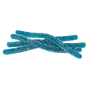 Sour Blue Berries Live Rosin Gummies 1:1 THCCBN by Strings