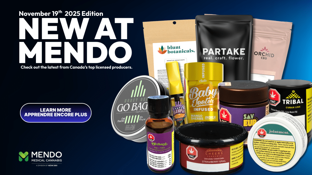 New Medical Cannabis Products At Mendo Medical November 19th 2025
