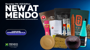 New Medical Cannabis Products At Mendo Medical December 17th 2025