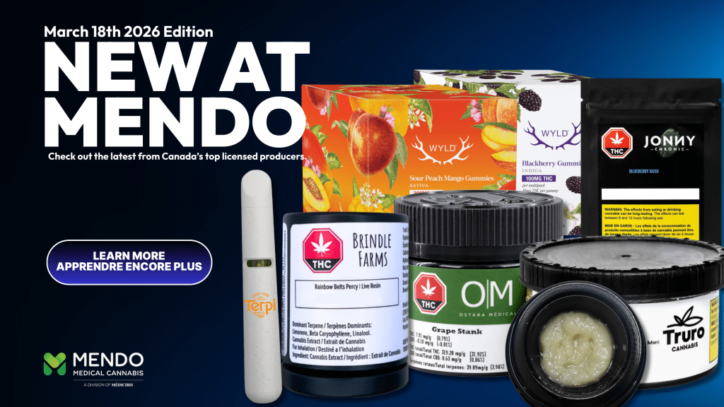 New Medical Cannabis Products At Mendo Medical March 18th 2026