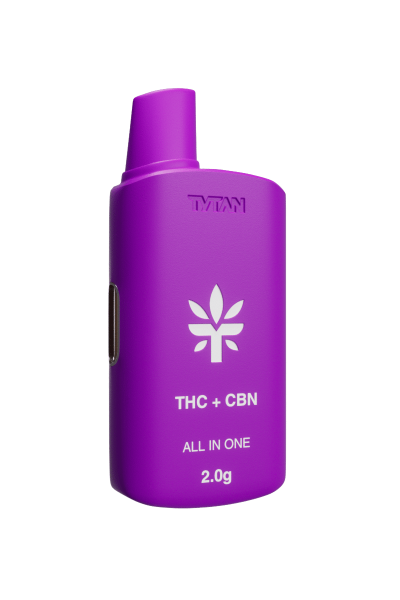 Grape Galaxy - 3:2 THC:CBN Chill All-in-One Vape 1 Grape Galaxy 3:2 THC:CBN Chill All In One Vape 2g by Tytan Product