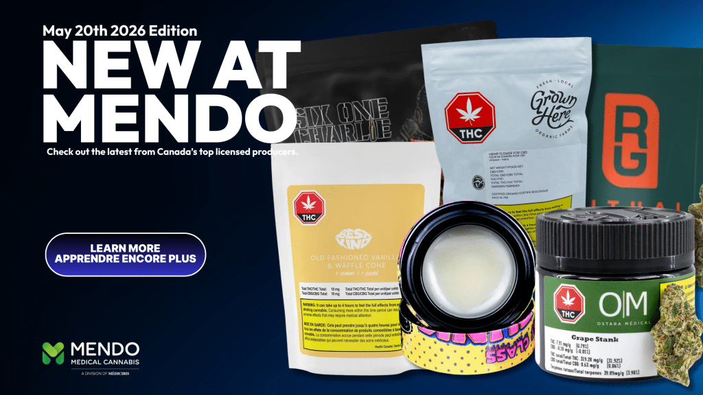 New Medical Cannabis Products At Mendo Medical May 20th 2026