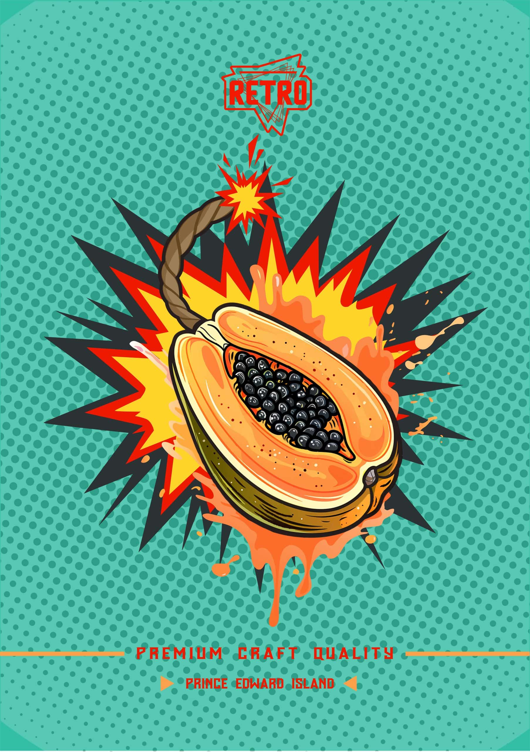 Papaya Bomb Honey Oil All-in-One Vape 2 Papaya Bomb - photo de vanité