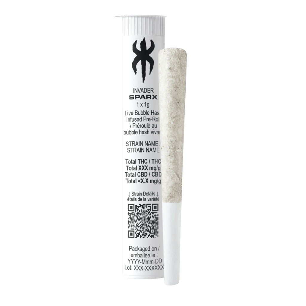 New Medical Cannabis Products at Mendo: May 13th 2026 19 SPARX - Live Bubble Infused Pre-Roll by Invader (product+pack)