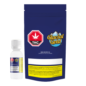 Mega CBD 200 Oil 40ml by Glacial Gold Product and Package