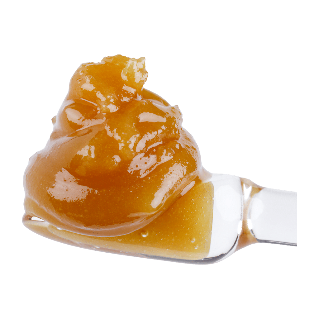 Candy Rain Live Rosin 1 Candy Rain Live Rosin 1g by Earthwolf Farms Product Close Up