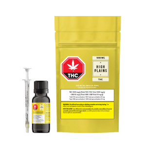 Gouttes d’huile indica au THC 1000 mg 35 ml par High Plains