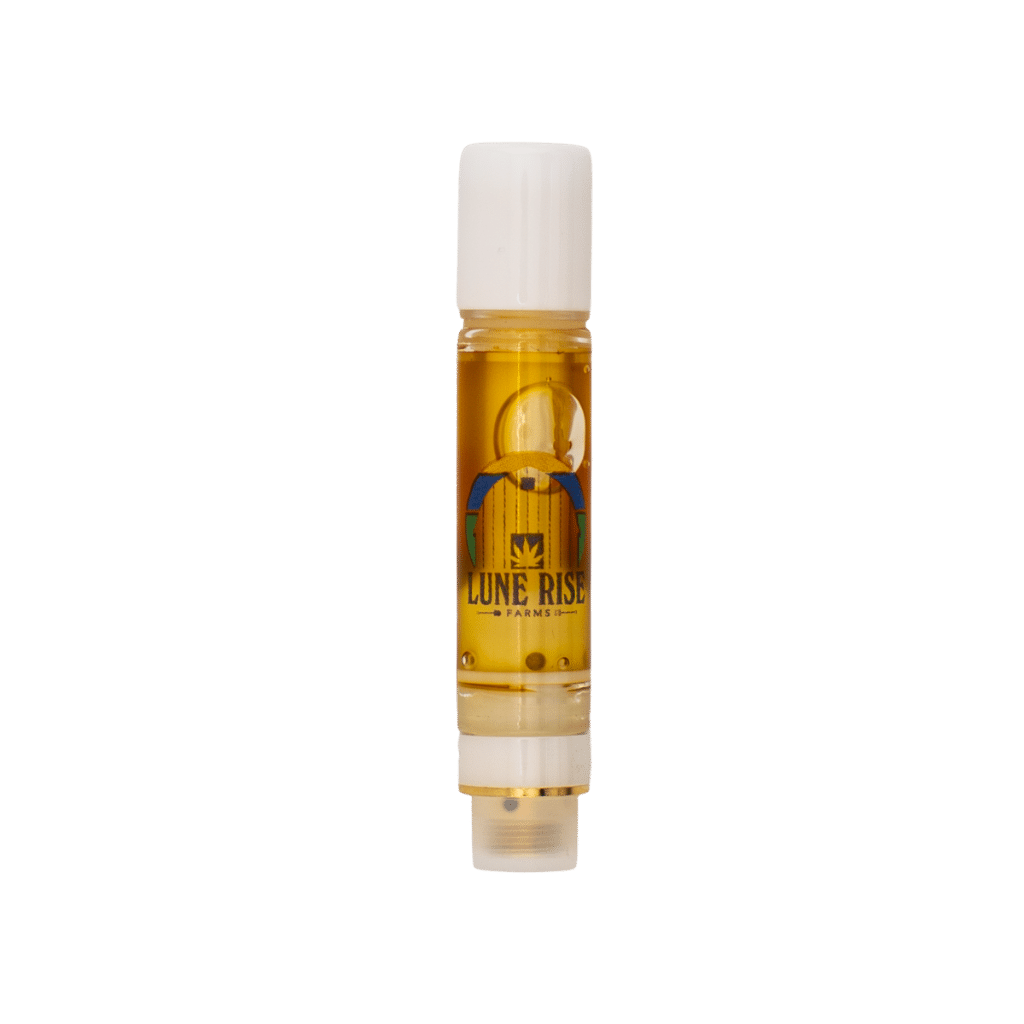 New Medical Cannabis Products at Mendo: July 28th 2026 13 2:1 CBD/THC Strawberry Zest Pure Live Resin Vape 1g by Lune Rise Farms Product