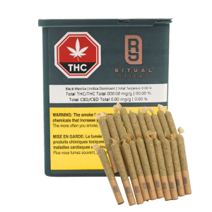 Black Mamba (20x0,5g) Pre-rolls by Ritual Sticks