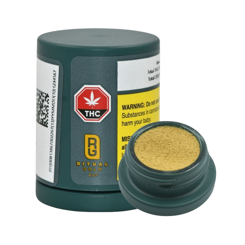 New Medical Cannabis Products at Mendo: August 5th 2026 8 Black Mamba Kief by Ritual Gold (Package+Product) (1)
