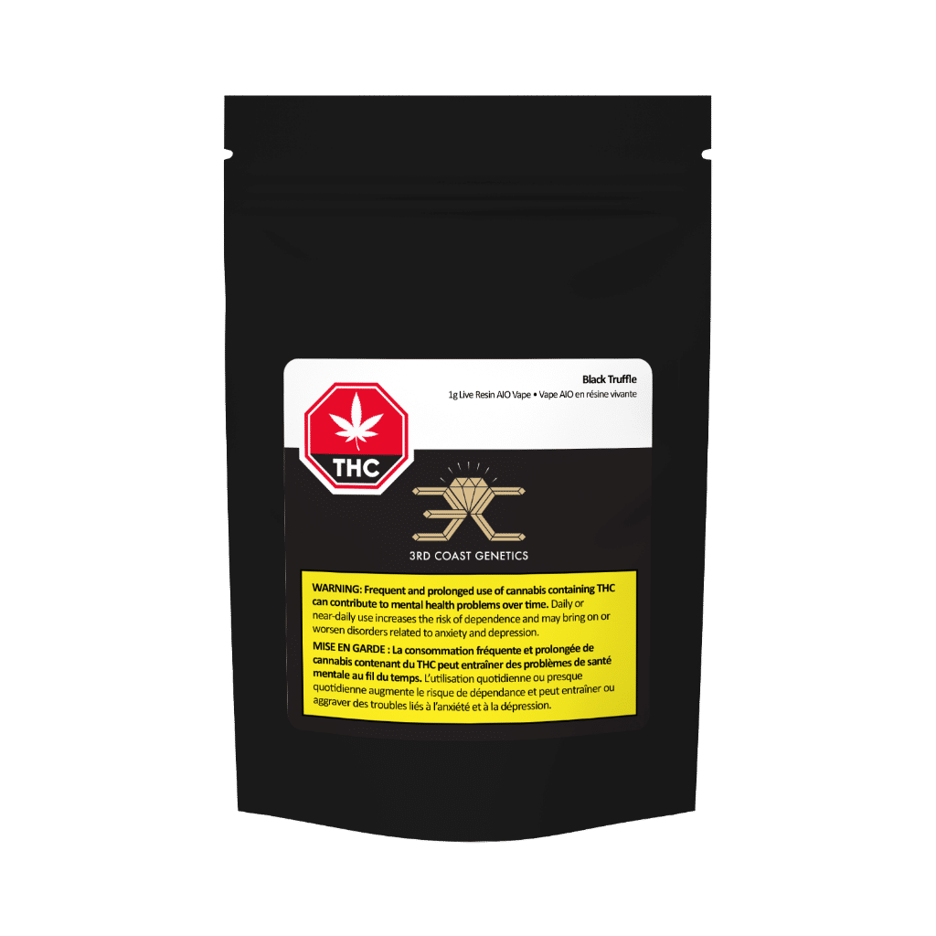 Black Truffle Live Resin All-In-One Vape 3 Black Truffle Live Resin All-In-One Vape by rd Coast Genetics (Package)