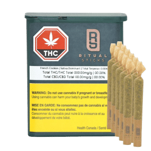 French Cookies (12x0,5g) Pre-rolls by Ritual Sticks (Product+package)