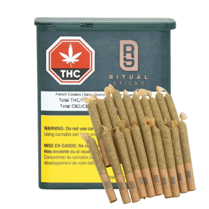 French Cookies (20x0,5g) Pre-rolls by Ritual Sticks (Product+Package)
