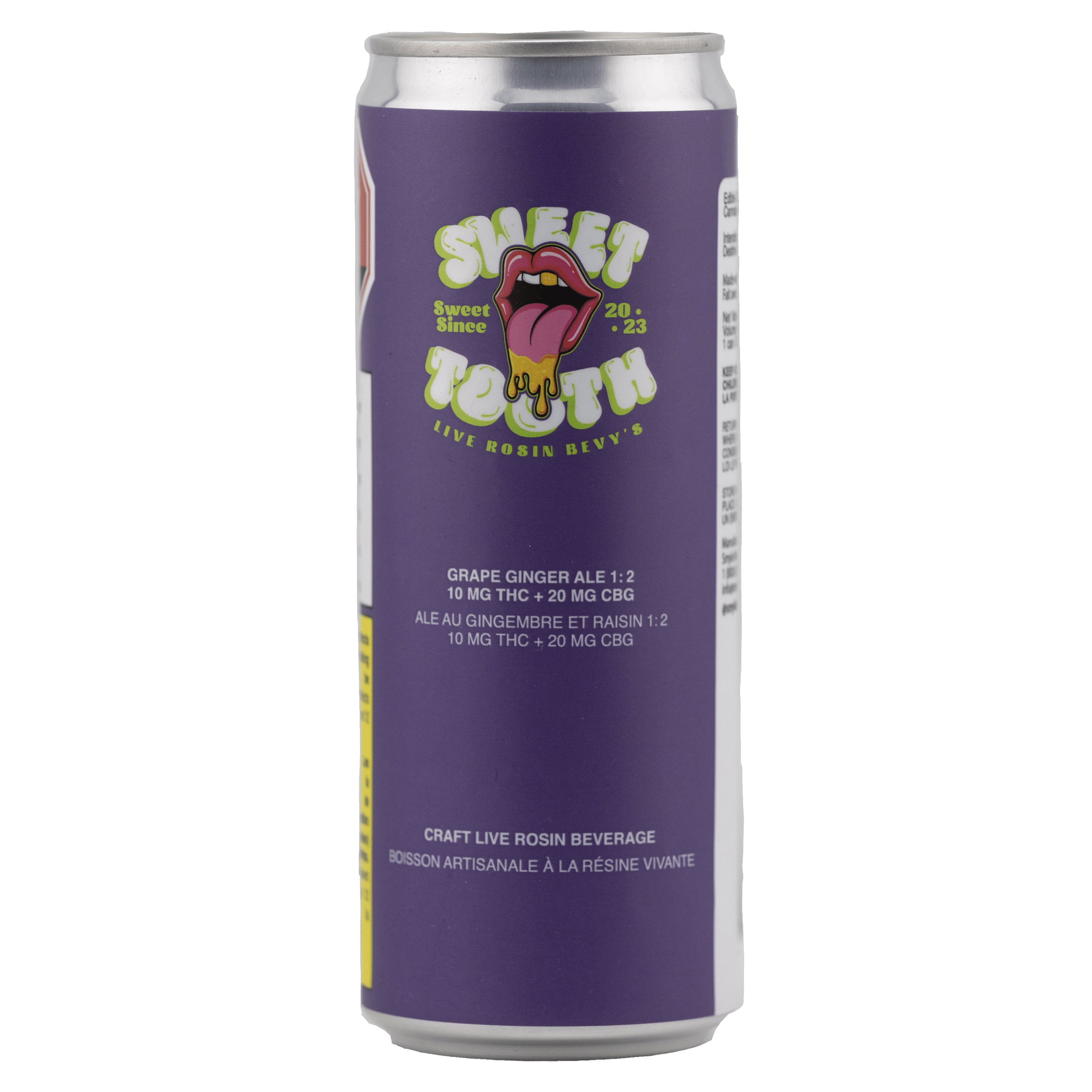 Grape Ginger Ale 1_2 CBG by Sweet Tooth
