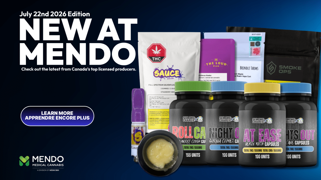 New Medical Cannabis Products At Mendo Medical July 22nd 2026