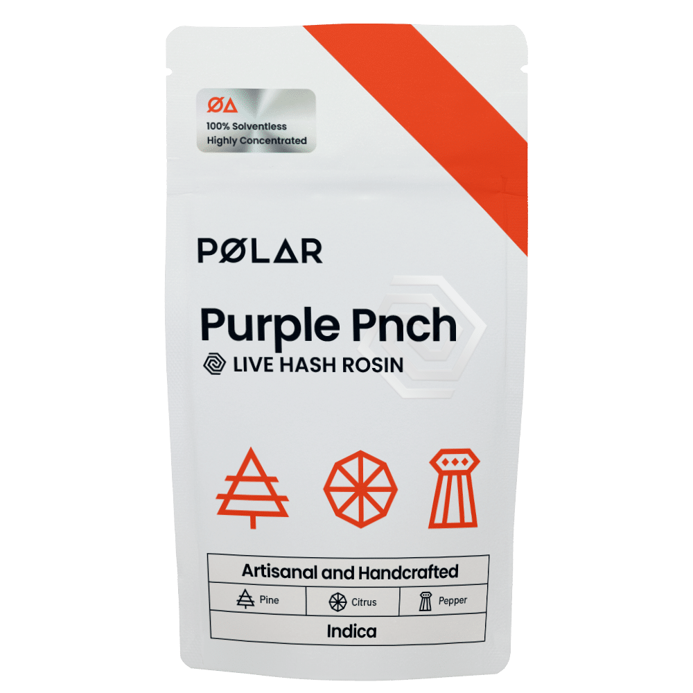 Purple Pnch Live Hash Rosin 3 Purple Pnch Live Hash Rosin 1g by Polar Vanity
