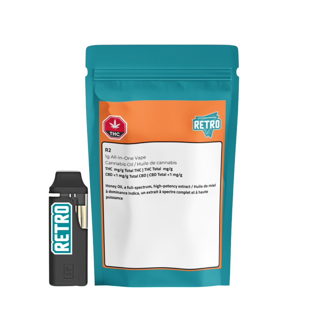 New Medical Cannabis Products at Mendo: July 15th 2026 16 R2 Honey Oil All-In-One Vape by Retro