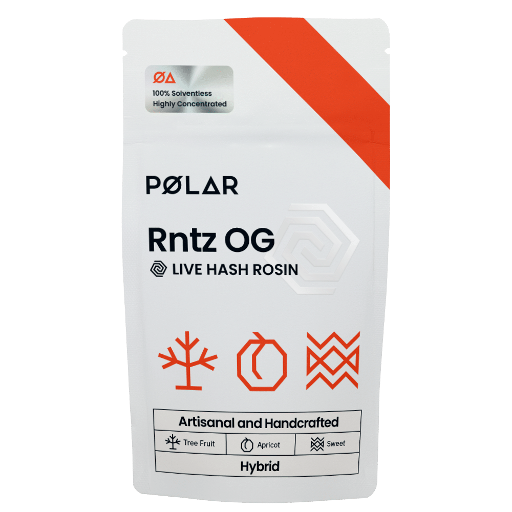 New Medical Cannabis Products at Mendo: July 28th 2026 12 Runtz OG Live Hash Rosin 1g by Polar Product Vanity Photo