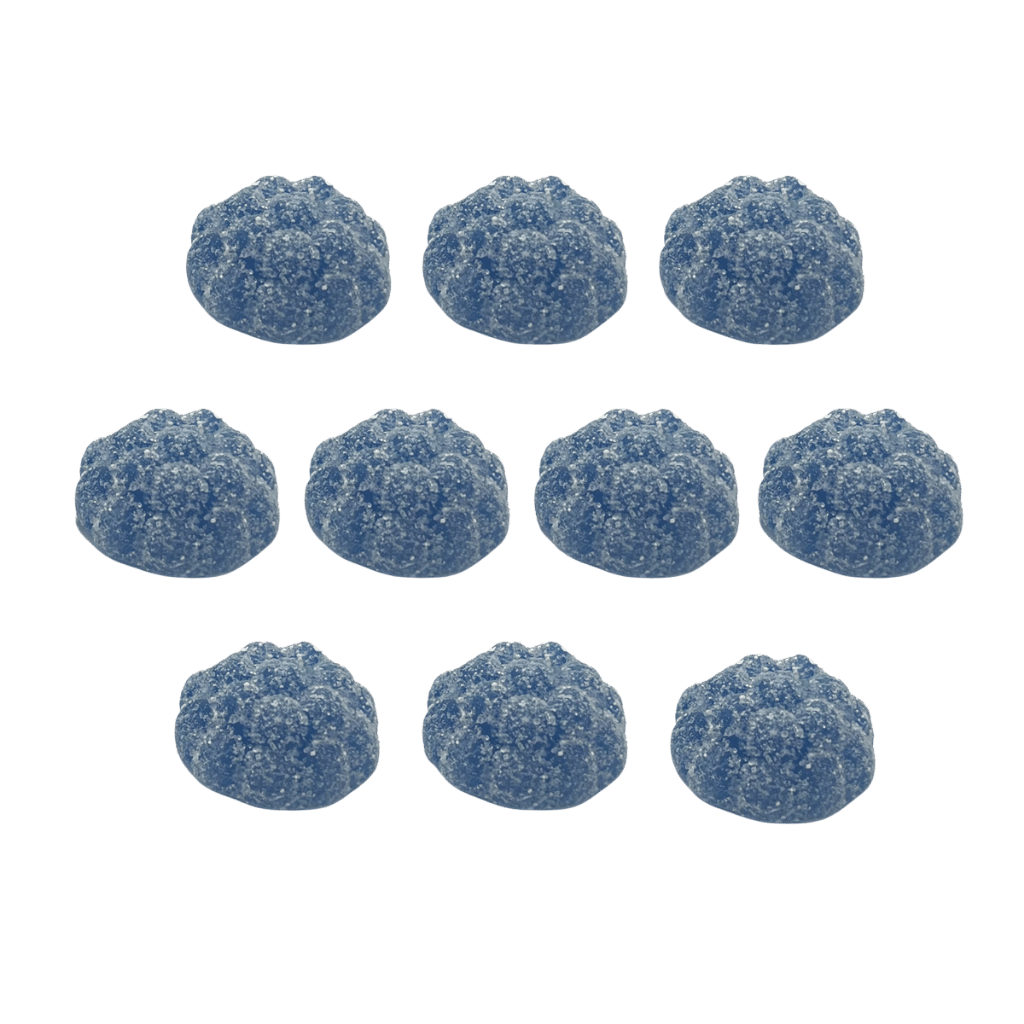 New Medical Cannabis Products at Mendo: August 5th 2026 12 Sour Blue Raspberry Gummies 10 pack by Lite Label Product