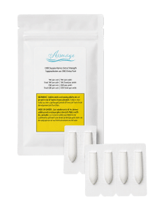 CBD Suppositories 12 pack by Assuage Product and Package